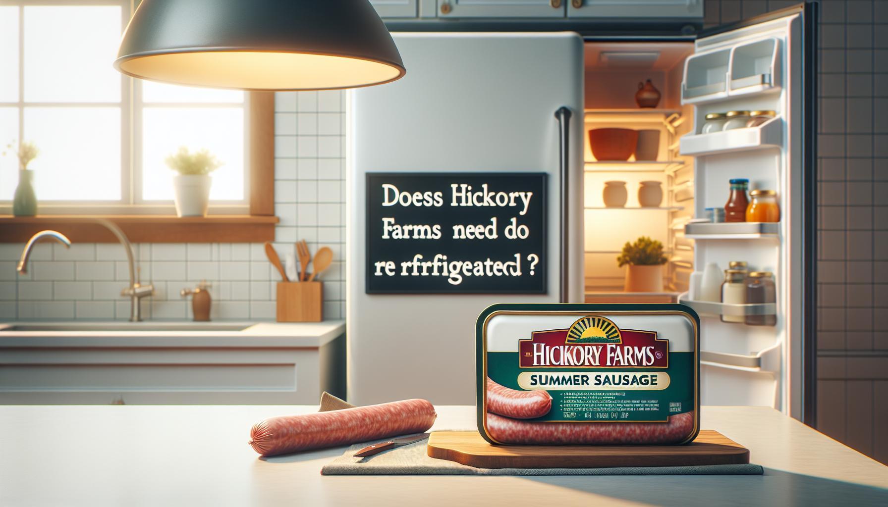 Does Hickory Farms Summer Sausage Need to Be Refrigerated? Explained