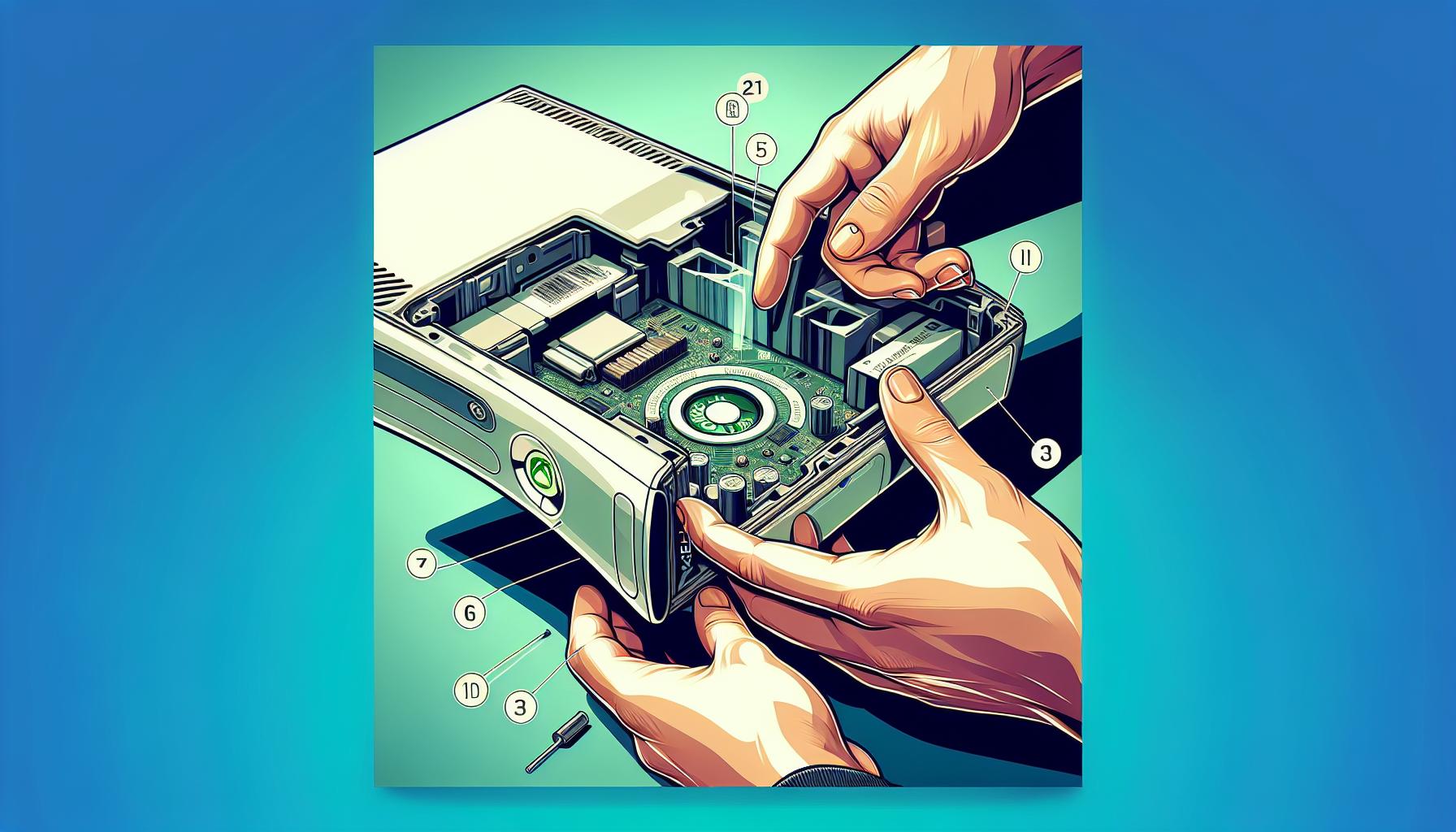 How to Fix a Broken Xbox 360 Slim Disc Tray: DIY Solutions 2 Step-by-Step Guide: Opening Your Xbox 360 Slim Safely