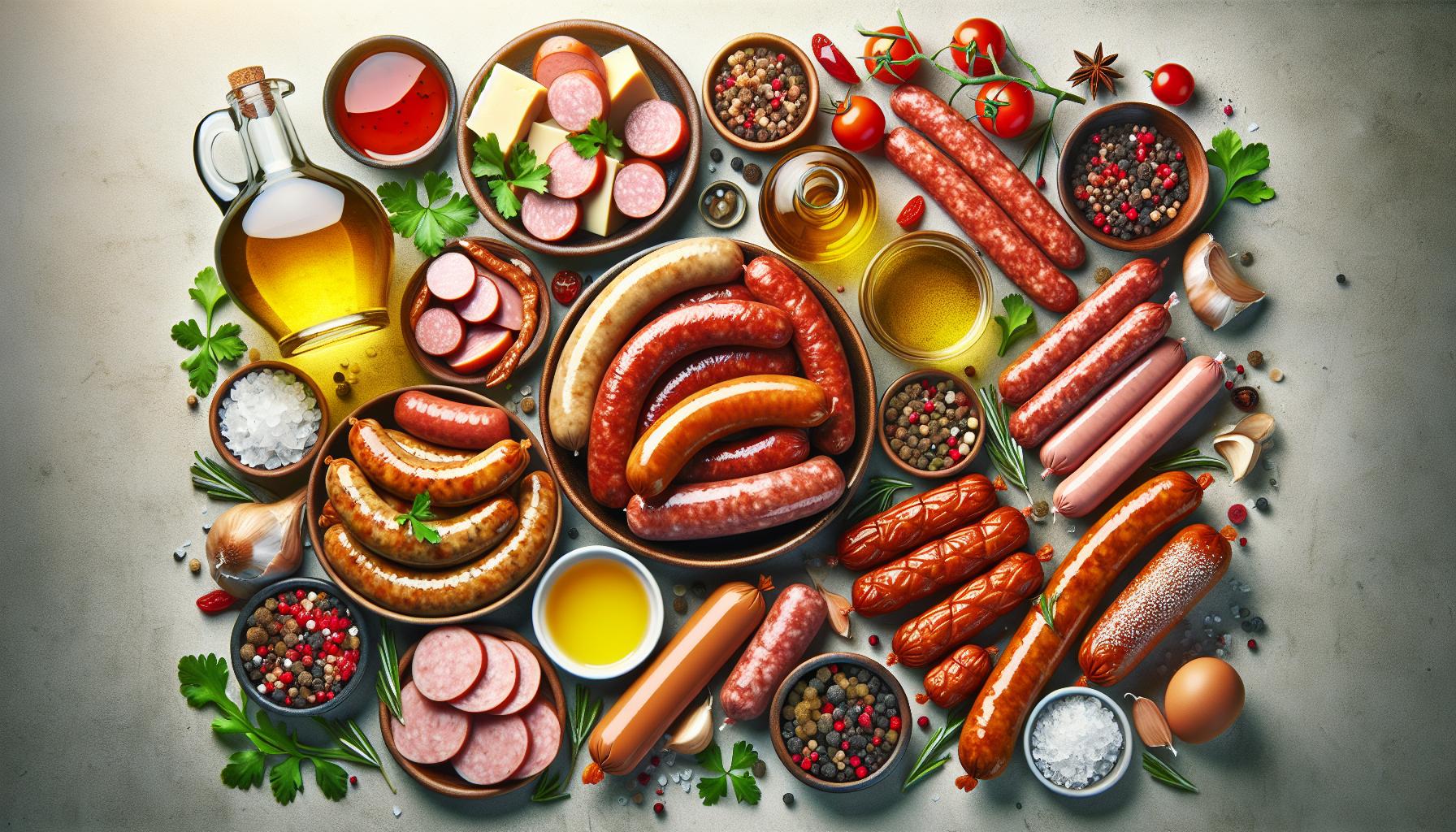 Difference Between Ground Pork and Sausage: Key Variations Explained 1 The Essentials of Sausage: Types and Ingredients