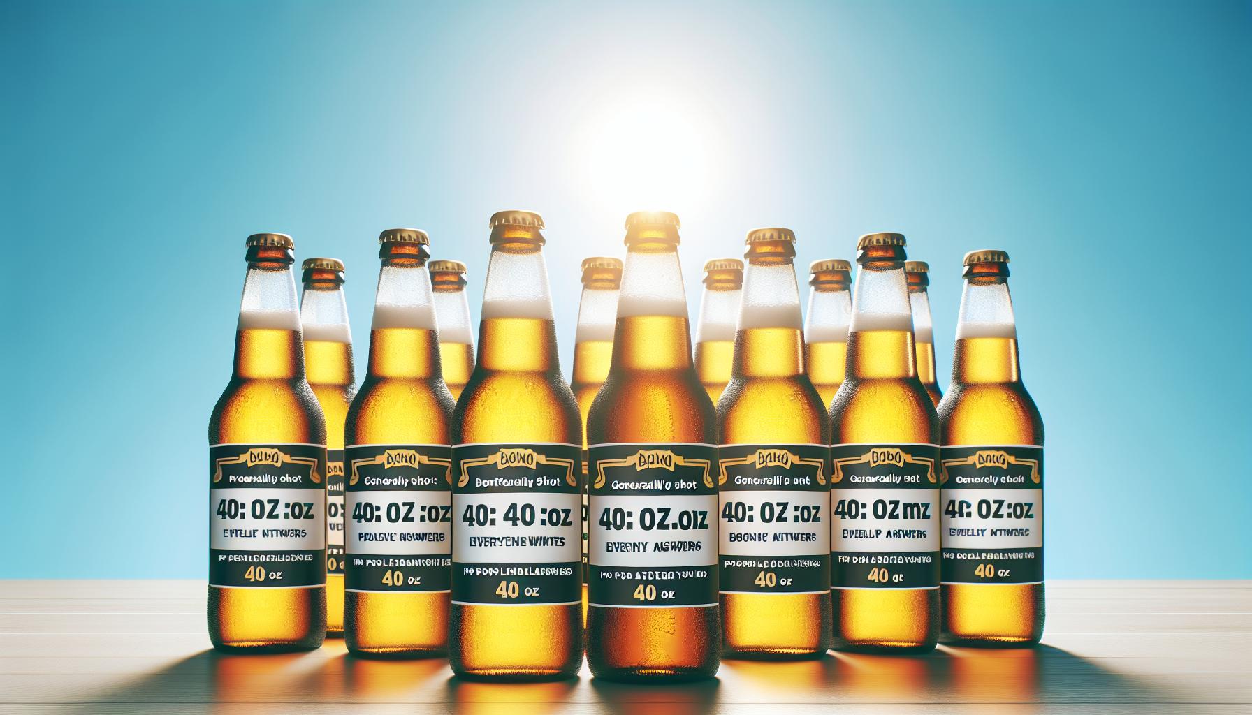 The Most Popular 40 ⁢oz Beer Brands to Try