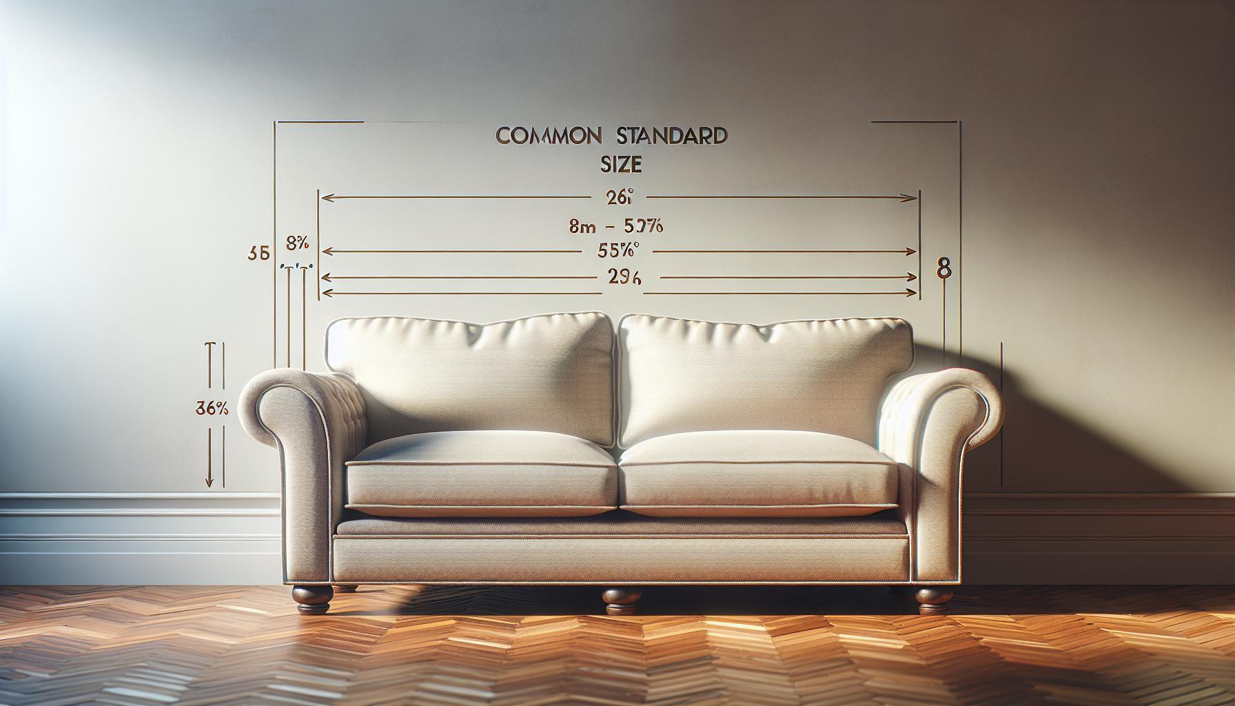 common Standard Sizes for Loveseats: What to⁢ Expect