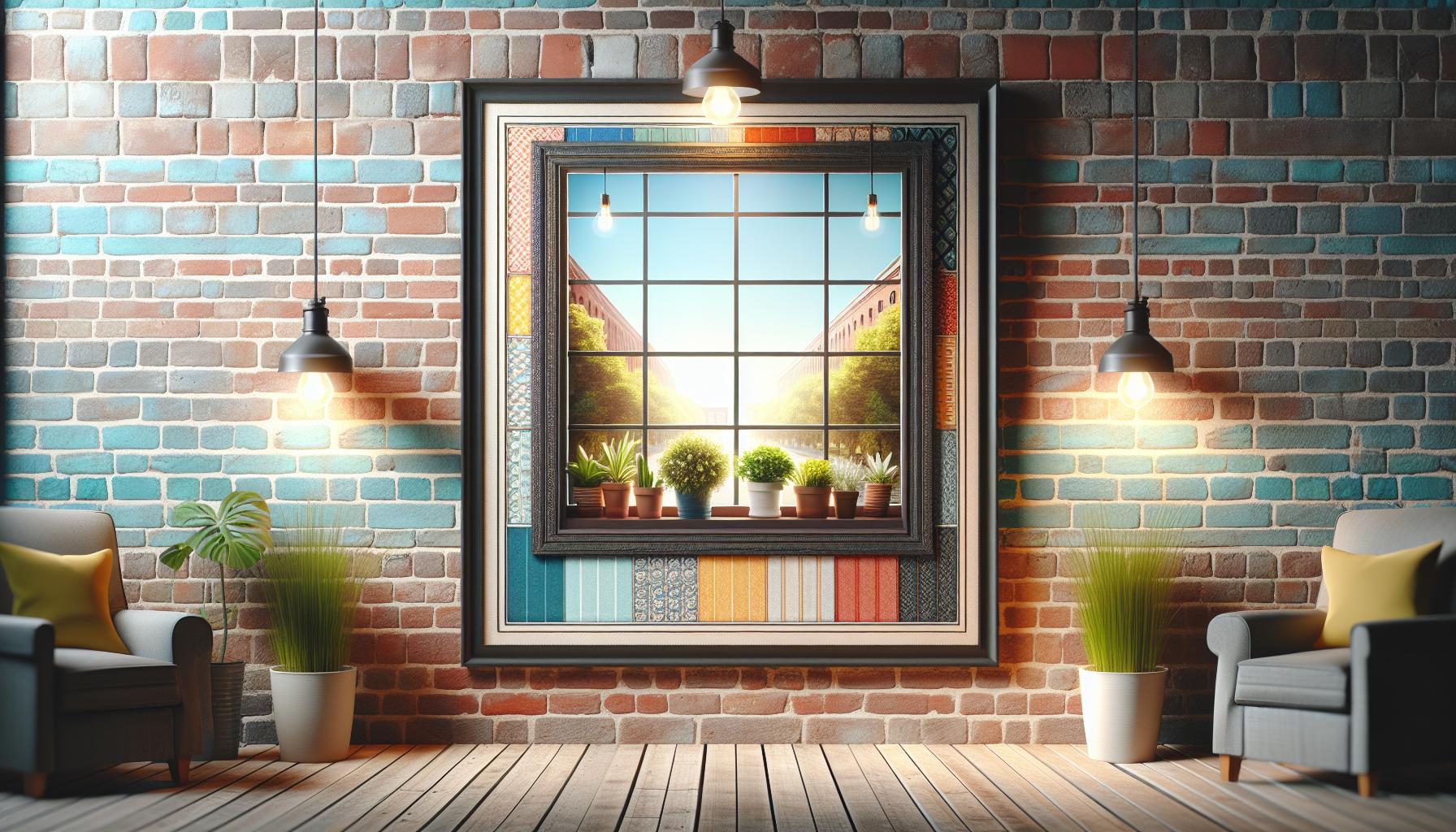 Learn how to select fabrics, colors, and patterns that beautifully complement your brick wall aesthetics